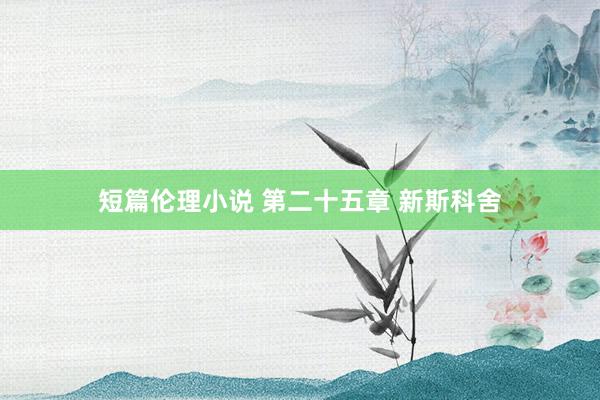 短篇伦理小说 第二十五章 新斯科舍